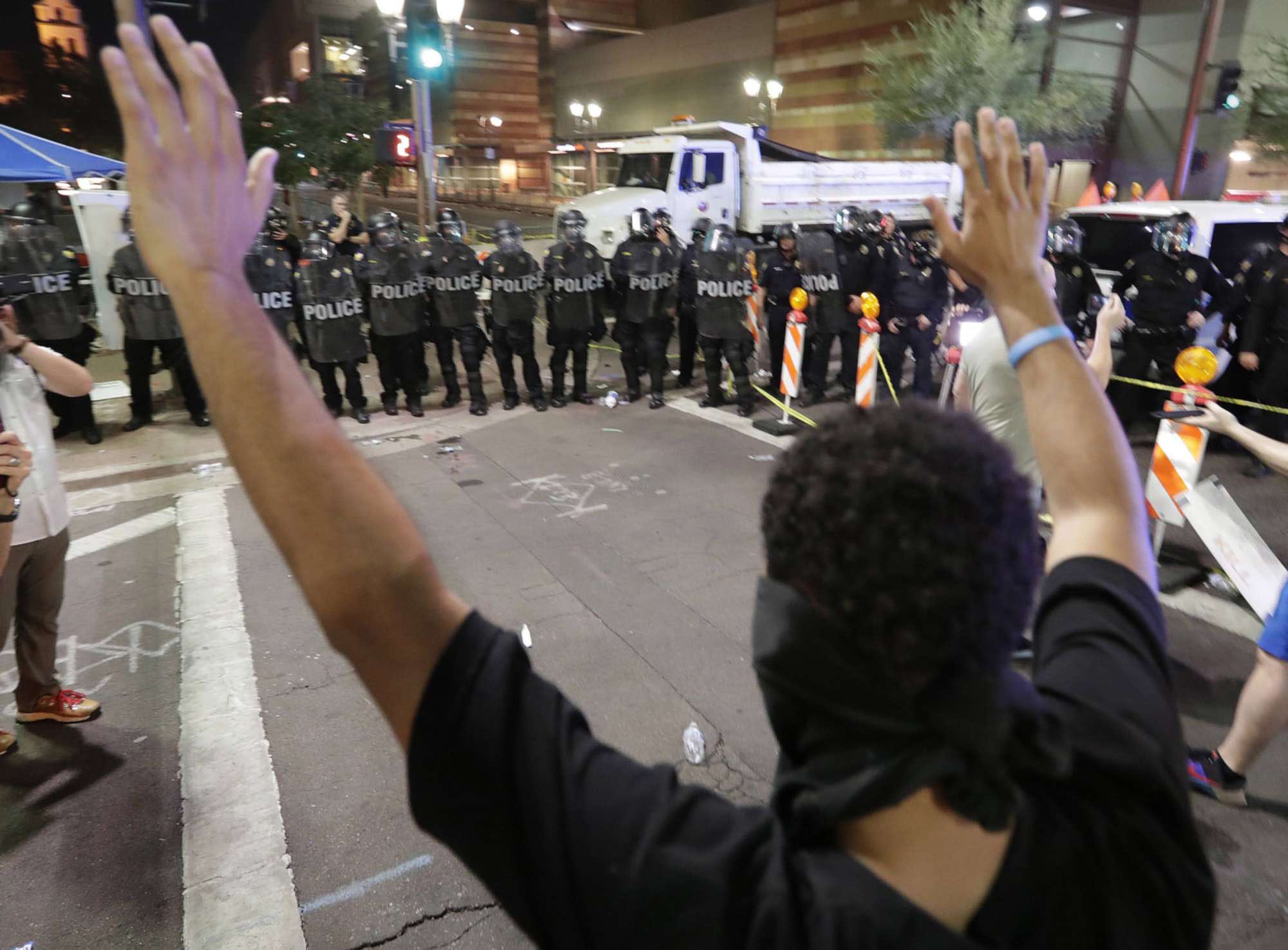 Trump protests in Phoenix