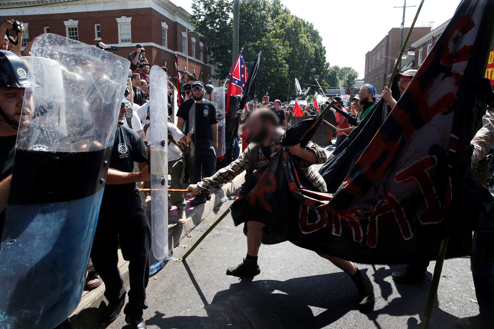 Confronting fascism in Charlottesville.