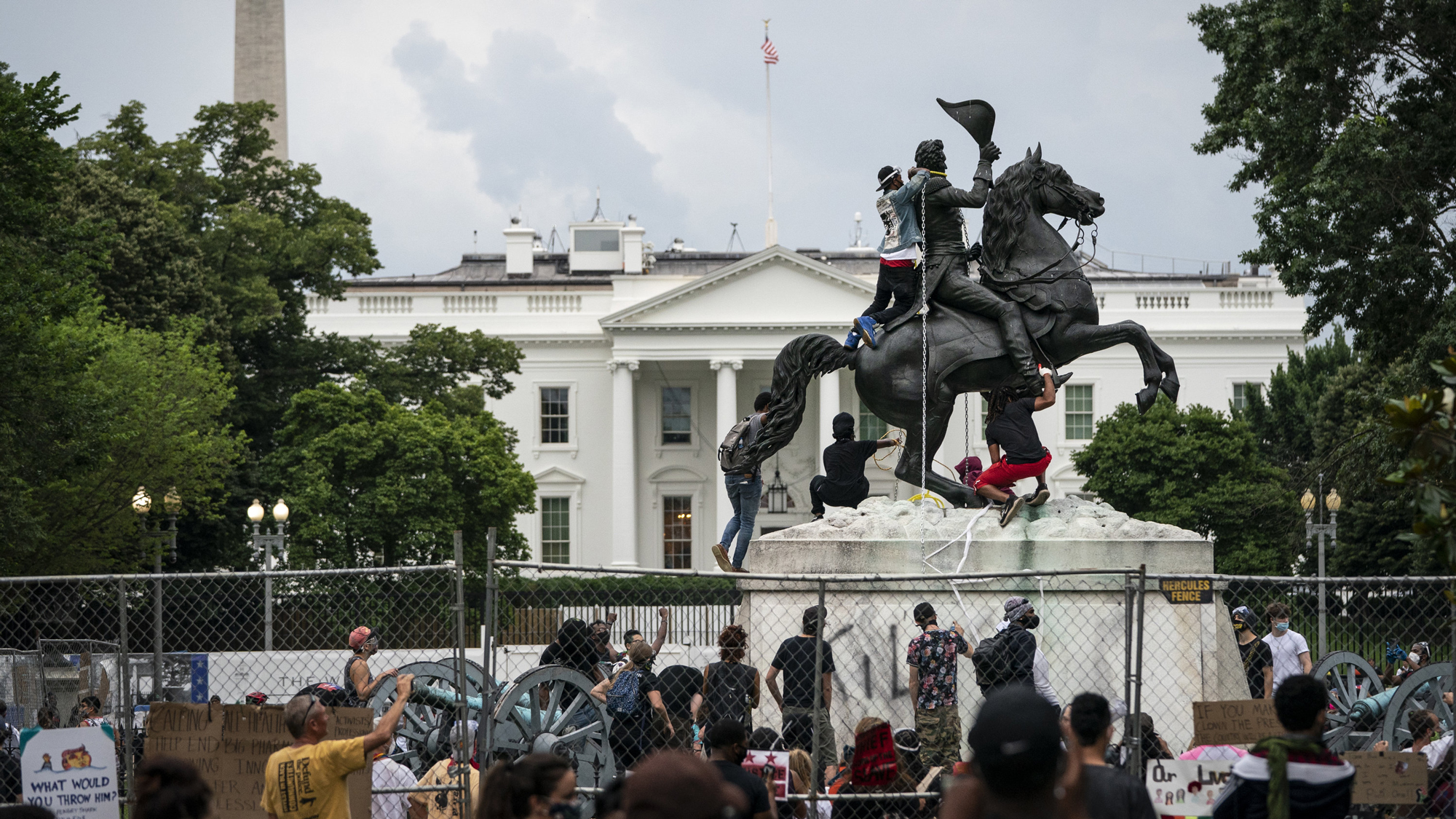 On the front lines of the statue wars: why some want to topple statues but  others want to keep them up