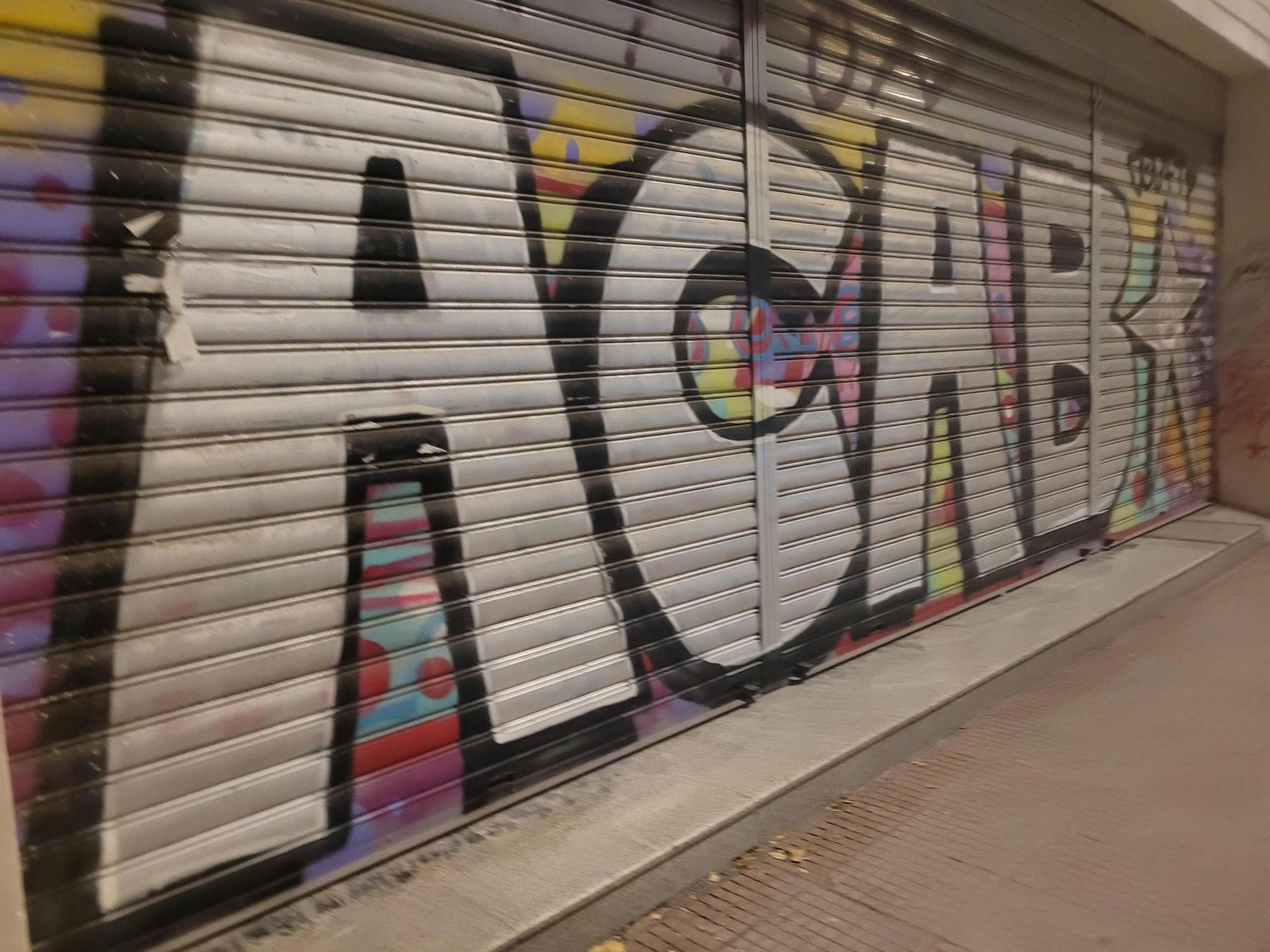 Anarchist graffiti from Athens, Greece (2026)