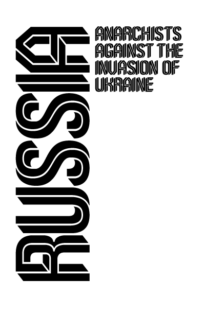 Photo of ‘Russia: Anarchists against the Invasion of Ukraine’ front cover